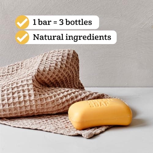 Marcel's Green Soap - Body Bar Vanilla & Cherryblossom - Saves 3 bottles of regular Shower Gel - 100% Eco friendly - 100% Vegan - 97% Biodegradable - 150 G — view 5