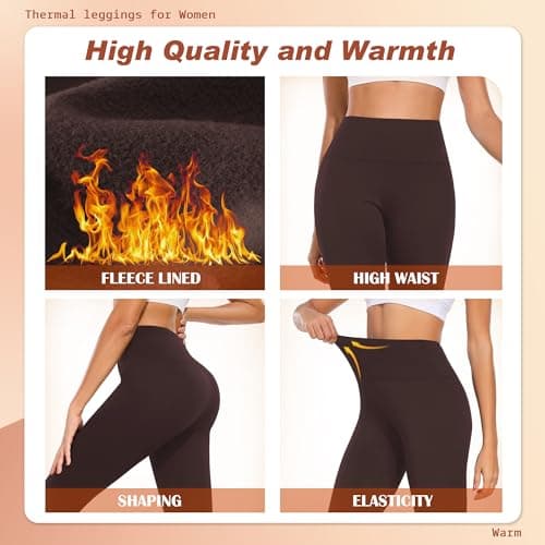 Thermal Leggings Women Fleece Lined Tights Yoga Pants Winter Warm Leggins — view 3