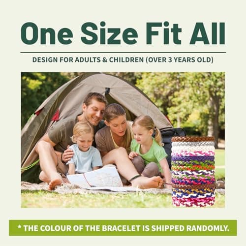 Mosquito Repellent Bracelet, PandyCare Mosquito Bands for Adults, Kids & Babies - Premium Quality, DEET-Free Natural Wristbands, Protection Insects up to 300 Hours (Two Tone Colour) — view 5