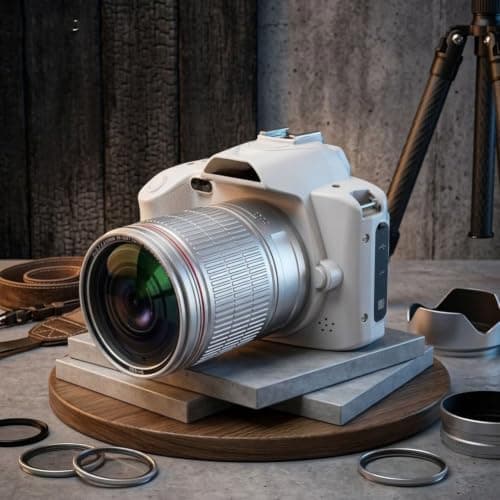 ABS Dual Lens Camera 3.0 Inch Screen 4K Video(white) — view 4