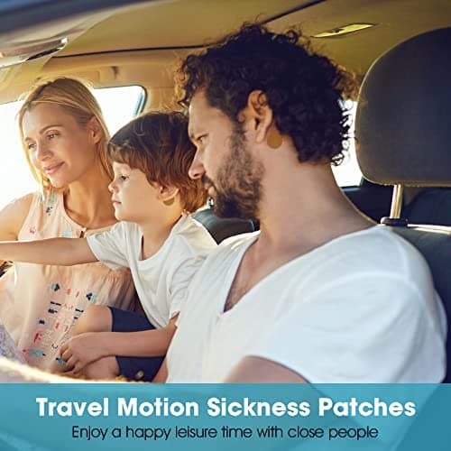 MQUPIN® Motion Sickness Patch Anti-Nausea Relief Vomiting Nausea Dizziness, Sea Sickness Patch 100% Natural Herb Treatment, Fast Acting, Suit for Car, Ships, Airplanes Travel, 20 Count/Box (Pack of 2) — view 3