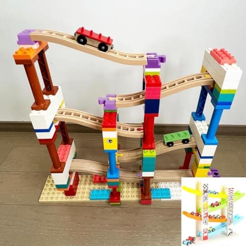Wooden Train Track Connectors – 10PCS Adapters | Universal Fit — view 2