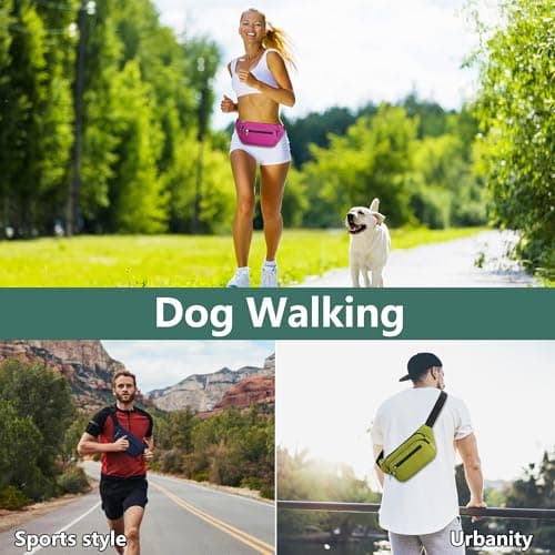 IHIGOGOFA Bumbags Waist Fanny Pack Fashion Bum Bag with 65cm Extended Belt for Dog Walking Climbing Hiking Travel Cycling Girls Ladies Men Women — view 3