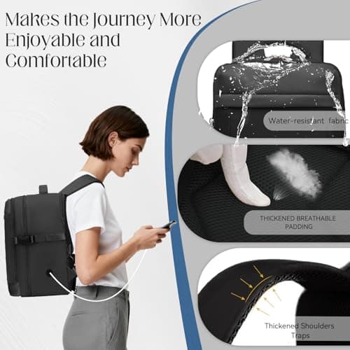 Xkdoai for Ryanair Cabin Bags 40x30x20 24L Underseat Backpack Hand Luggage — view 5