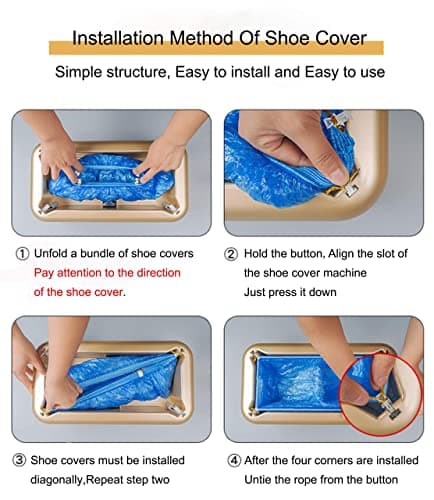 LCPCX Disposable Shoe Covers 100 Pack for Shoe Cover Dispenser — view 5