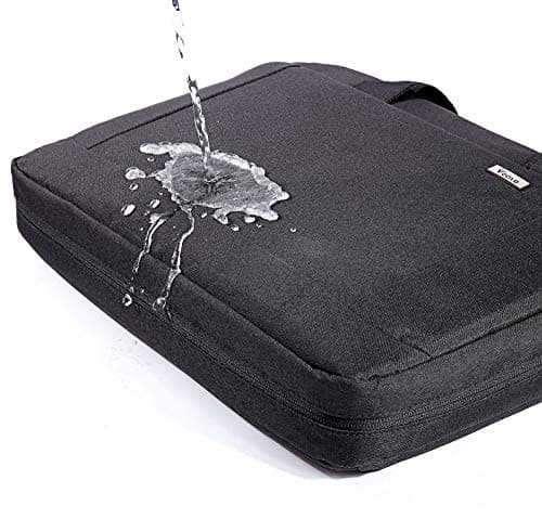 Voova Laptop Bag Case 14 15.6 Inch Computer Sleeve Messenger Bag, Black — view 6