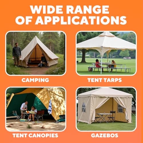 Taylor & Brown 20 Pack Heavy Duty Metal Tent Pegs Ground Pegs - Hard Ground Camping Pegs For Tent, Awning & Tarpaulin, Long Steel Rock Ground Stakes With Plastic Storage Case — view 6
