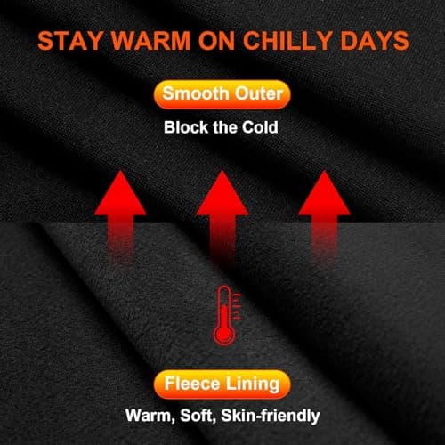 SIMIYA Thermal Underwear Mens Long Johns, Thermal Leggings Bottoms for Men, Fleece-Lined Base Layer Trousers for Daily Wear, Winter Outdoor — view 3