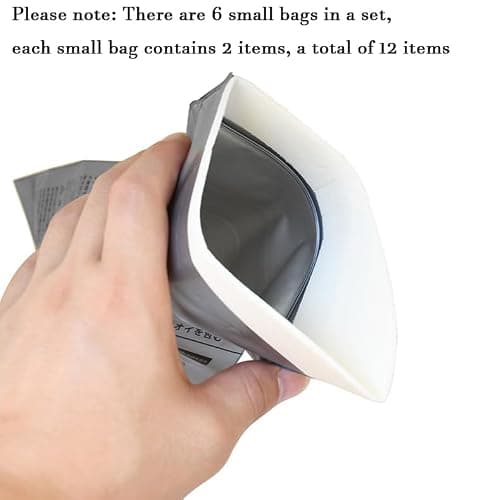 RQJLZ 12 pcs Disposable Urine Bags, 700ml Pee Bags, Traffic Jam Emergency Portable Urine Bag for Camping Travel Outdoor Urinal Toilet Car Gel for Men Women Kids Children Patient and Pregnant (Grey) — view 2