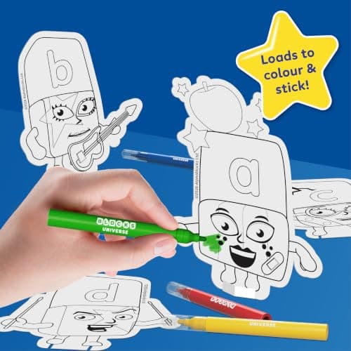 Alphablocks Bumper Activity Set – 70+ Piece Arts & Crafts Kit for Kids — view 6
