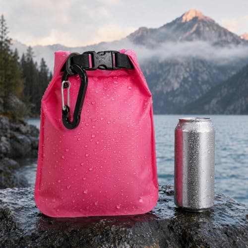 Kemay Travel Soap Bag, Waterproof Leakproof Soap Travel Case, Quick Drying Soap Bar Bag Portable Soap Holder with Lathering Mesh Bag and Carabiner for Camping, Gym, Outdoor — view 3