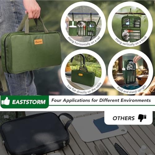 E EASTSTORM Camping Accessories Kitchen Utensil Set — view 3