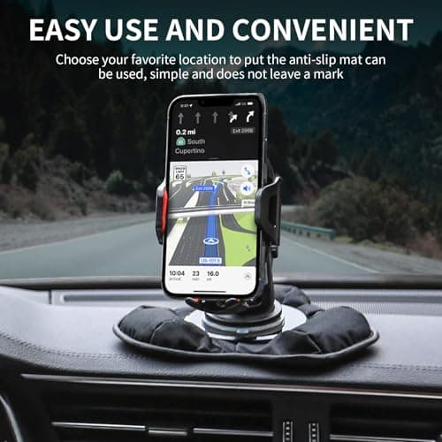 Nonslip Beanbag Dashboard Friction,Car Sat Nav GPS Dashboard Mount for Garmin, TomTom, Magellan and Other Portable GPS Navigators — view 4