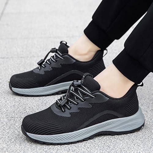 Unisex Walking Trainers Running Shoes Breathable Air Mesh Non Slip Sneakers — view 3