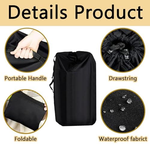 RJFUJP Stroller Bag for Airplane, Large Capacity Pram Travel Bag, Durable Baby Strollers and Baby Transport Bags, Protecting Strollers from Dirt and Damage — view 3