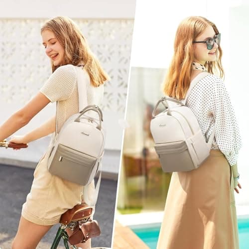LOVEVOOK Backpack Womens Small Fashion Backpacks for Ladies Girls School Bags Waterproof Rucksack Bag for Travel Mini Cute City Casual Daypacks — view 2