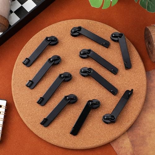 BUGUUYO 10pcs Zipper Pull Replacement for Backpack Travel Bags Quick Release Zipper Head Repair Pull Easy Grip Travel Accessory — view 5