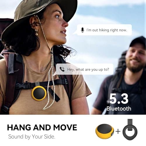 ANCwear Wearable Bluetooth Speaker with Clip, 3-Way Portable Mini Speaker — view 4