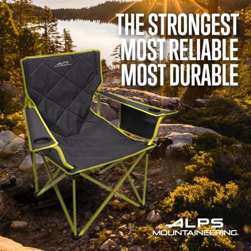 Alps Mountaineering King Kong Chair, Charcoal/Citrus - New — view 6