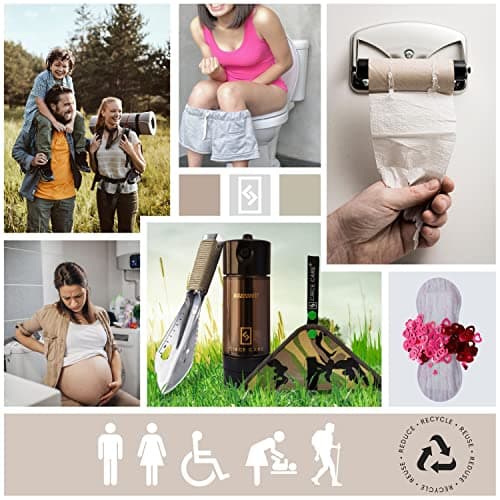 CIRCE CARE Portable Travel Bidet with Pressure Pump, No Battery, No Squeezing; Mini Eco Handheld Personal Bidet Sprayer; for Camping & Outdoors; Peri Bottle for Postpartum, Hemorrhoid, Perineal Care — view 5