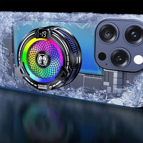 Cell Phone Cooler Mini Portable Cooling Fan, Adjustable Fan Speed — view 3