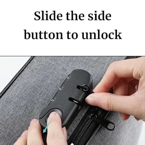 VBSYUYQ 3 Digit Combination Luggage Lock for Travel Suitcase — view 4
