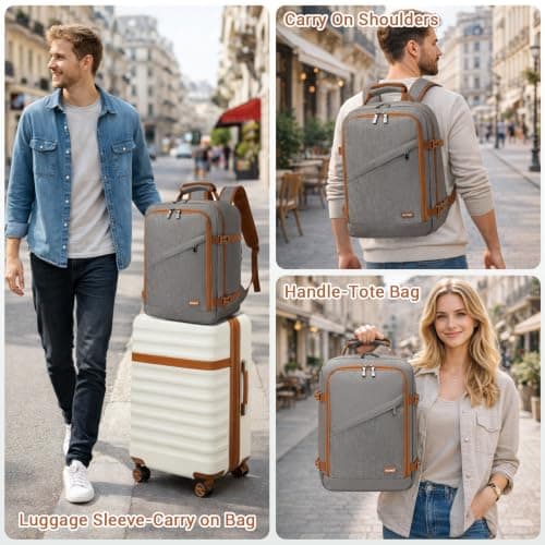 Kono Ryanair Cabin Bags 40x30x20 Underseat Carry on Travel Backpack — view 6