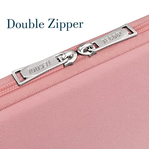 TECOOL 14 Inch Laptop Sleeve Protective Laptop Case 14 inch,Pink — view 3