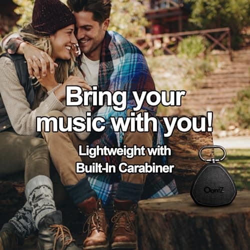 OontZ Clip Portable Wireless Bluetooth Speaker with Carabiner, 12W IPX7 Waterproof Outdoor Travel Speaker — view 5