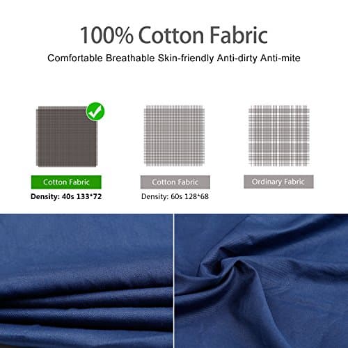 MYCARBON Travel Sleeping Bag Liner 100% Cotton, 220 x 95cm, Zipper type — view 3