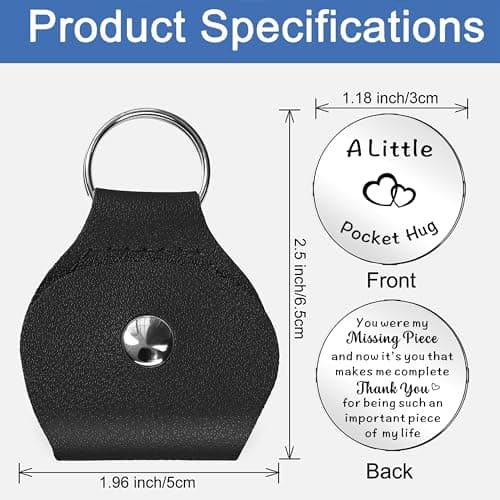 JMIMO Pocket Hug Gifts for Girlfriend Boyfriend Husband Wife on Christmas Anniversary Valentines Birthday Gifts for Her Him — view 2