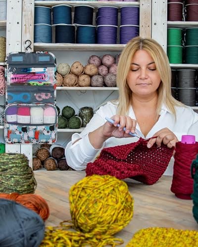 Aeelike Crochet Kits for Beginners Adults, Crochet Kit, Crochet Starter Kit with Instructions, Yarn and Bag, Crochet Hooks Kit, Crochet Beginners Kit for Kids, Crochet Kits for Adults Advanced UK — view 5
