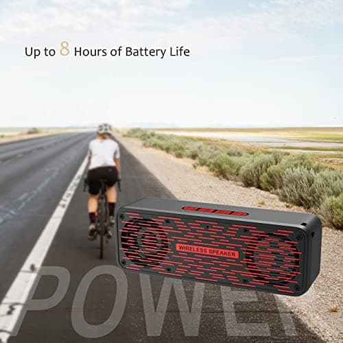 Sonkir Super-Portable Bluetooth Speaker with 5W Single Speaker Hi-Fi Sound, Deep Bass for 360° Surround Sound, 8H Playtime — view 3