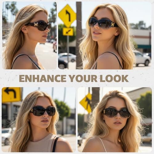 Myiaur 2 Pack Polarised Sunglasses for Women, Wrap Around UV400 Protection — view 2