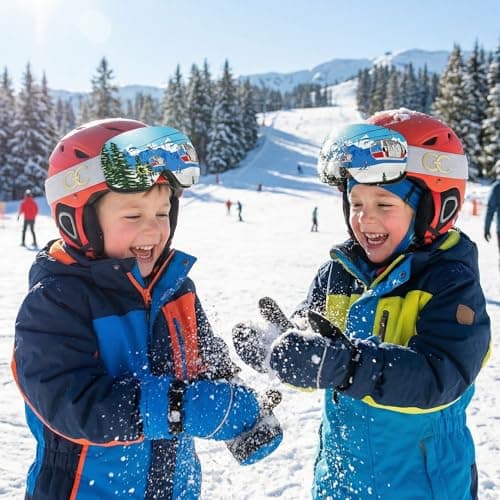 GogglesCover Ski Goggles Protective Cover, Cable Car Design Premium — view 2