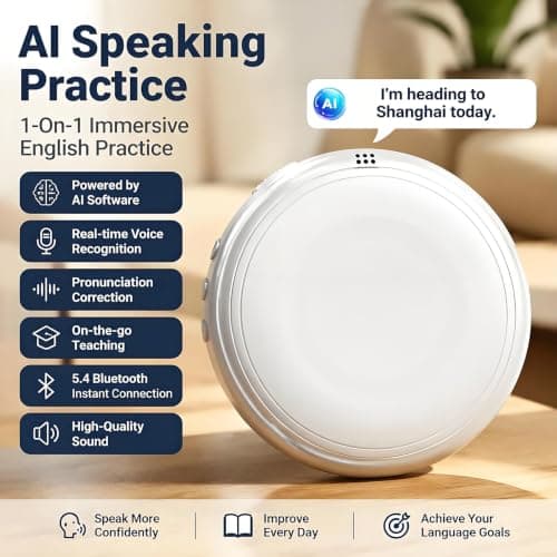 Baomaeyea Smart Wearable Translator,with 162 Languages & AI Voice Assistant — view 2