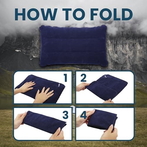 2 Pcs Inflatable Pillows for Camping, Outdoor Blow Up Pillows For Camping — view 5