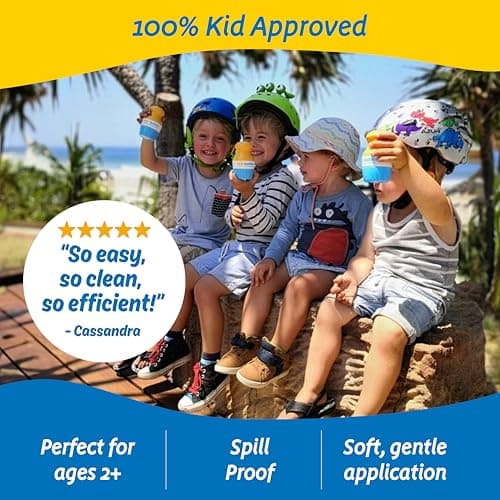 Solar Buddies Sunscreen Applicator - Leopard Single - Refillable Roll on Sponge Sunscreen, Suncream & Lotion Applicator For Kids, Adults & Families - Holds 3.4fl oz, Perfect Size for Travel — view 5