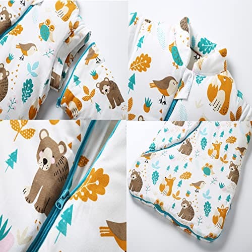 MIKAFEN Baby Winter Sleeping Bag Kids Sleeping sack 3.5 Tog Cotton Sleeping sack Various Sizes from Birth to 4 Years Old — view 4