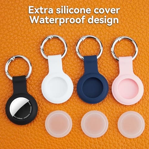 For AirTag Holder,4-Pack IPX8 Waterproof Case for Apple AirTag 1st & 2nd — view 2