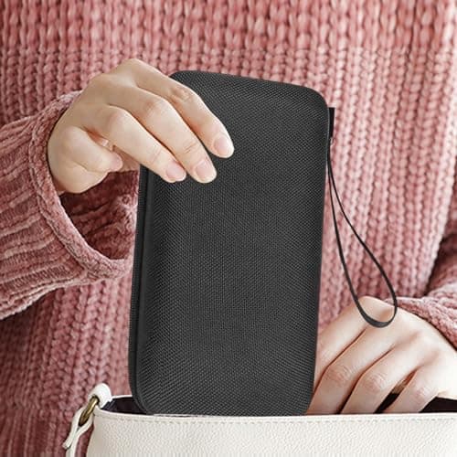 Clipper Case Organizer, Hard Travel Storage, Protective Nylon Pouch, Shockproof & Portable, Ideal for Hair Trimmers & Grooming Tools, Compact & Lightweight — view 3