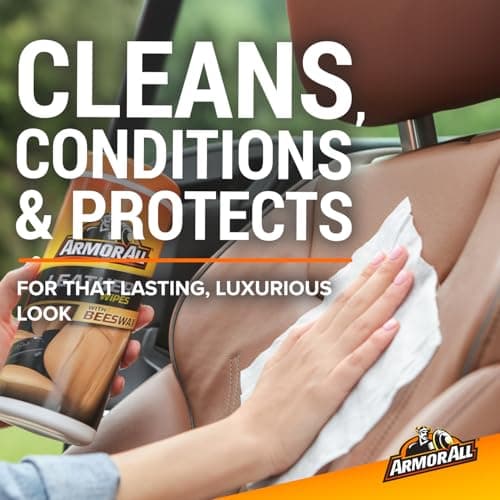 Armor All Leather Wipes with Beeswax - 24 Pack - Cleans & Protects Leather — view 5