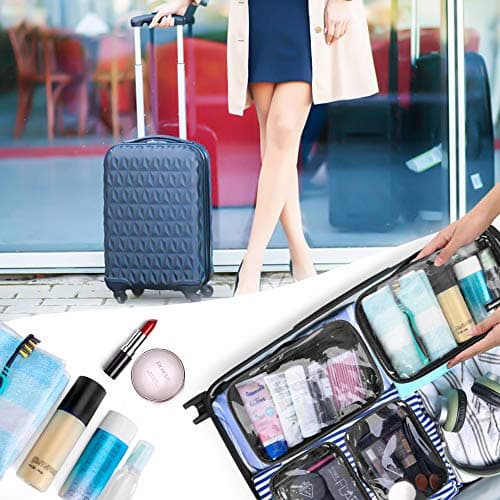 Damero 4Pcs Clear Travel Toiletry Bag — view 6