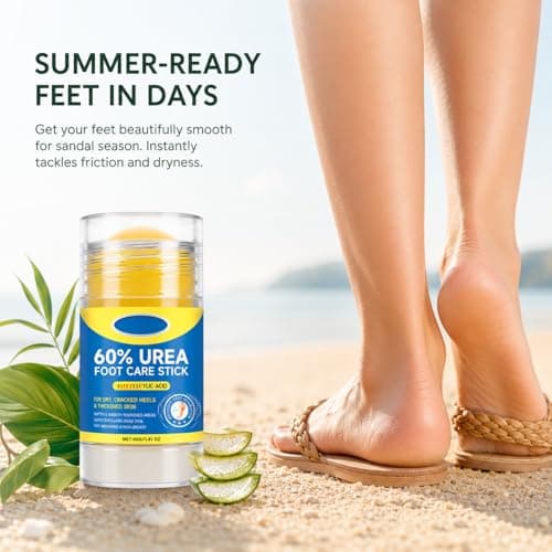 60% Urea Cream and Foot Care Stick Set, 2-Step Kit, 200ml+40g — view 2