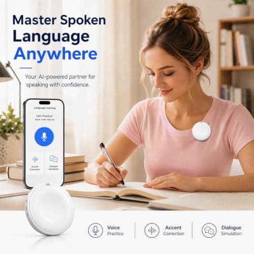 AI Language Translator Device, Smart Wearable Translator 165 Languages — view 5