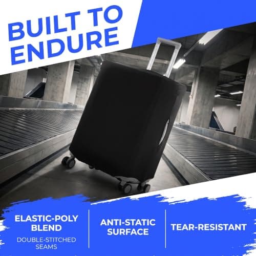 HXSYKJDM Suitcase Covers – Luggage, Elastic Washable Luggage Protector — view 6