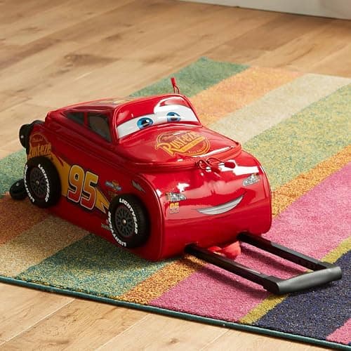 Disney Store Official Lightning McQueen Car-Shaped Suitcase, 57 x 30 x 23cm — view 2
