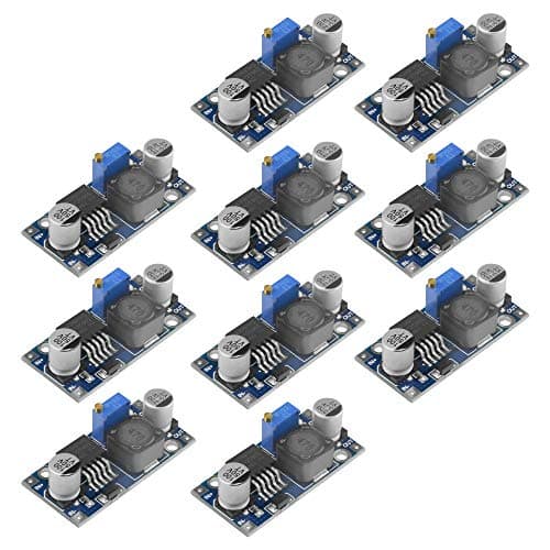 BGTXINGI 10PCS DC-DC Buck Voltage Converter Power Module 3A LM2596 Adjustable Stable 3.0-40V to 1.5-35V Power Supply Module