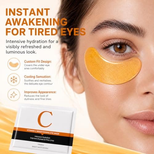 9PCS Vitamin C Skincare Set & Facial Kit for Outdoor & Beach,Travel Size Skincare Set with Cleanser,Moisturiser,Eye Mask & Sunscreen SPF 50,Brightening Age-Defying Gift,Hydrating Glow,Even Skin Tone — view 6