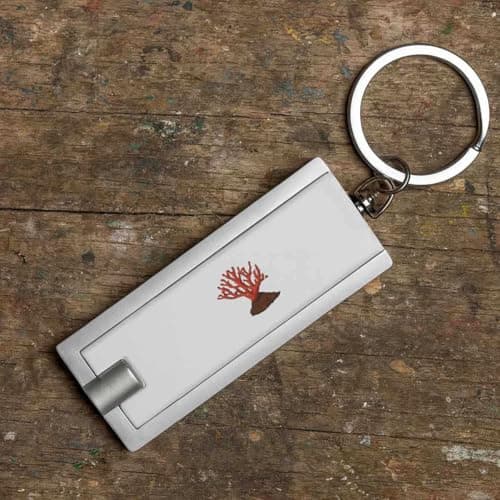Azeeda 'Red Coral' LED Keyring Torch (KT00047816) — view 6
